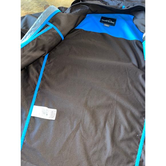 Mens‎ Eddie Bauer Brown Full Zip Hooded UPF 30 Water Repellant Jacket Pockets S - Picture 10 of 10
